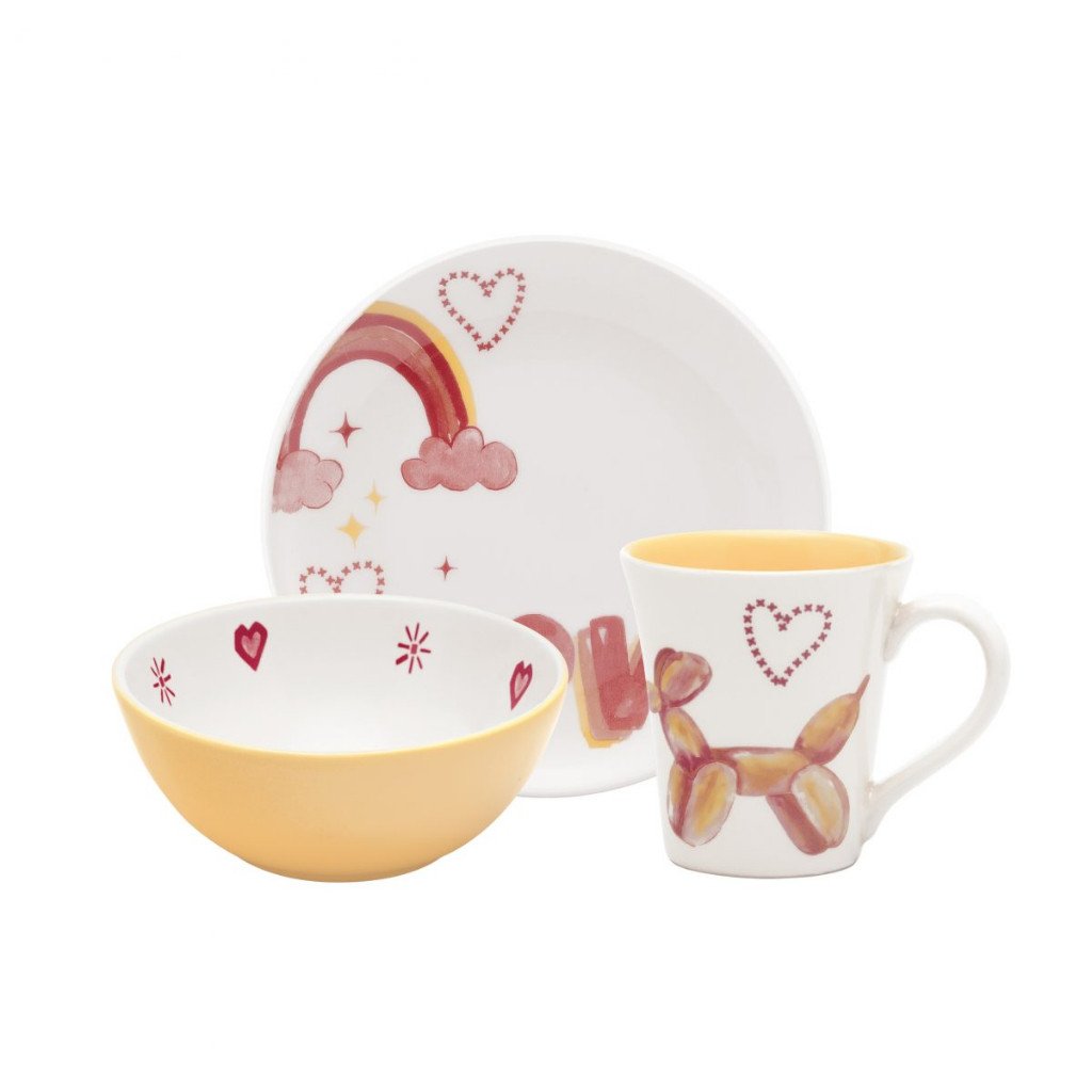 Conjunto Lanche 3 Peças Pop - LPK Utilidades