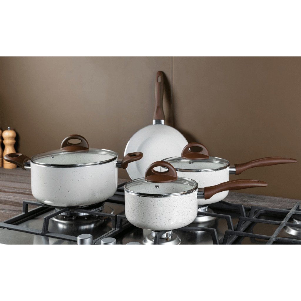 Conjunto Panelas 5 Peças Smart Plus com Indução Vanilla - LPK