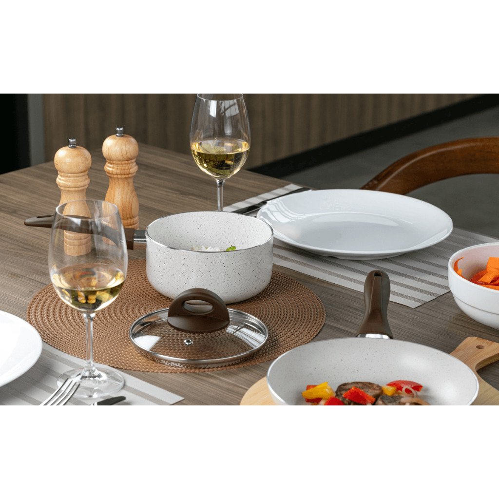 Conjunto Panelas 5 Peças Smart Plus com Indução Vanilla - LPK